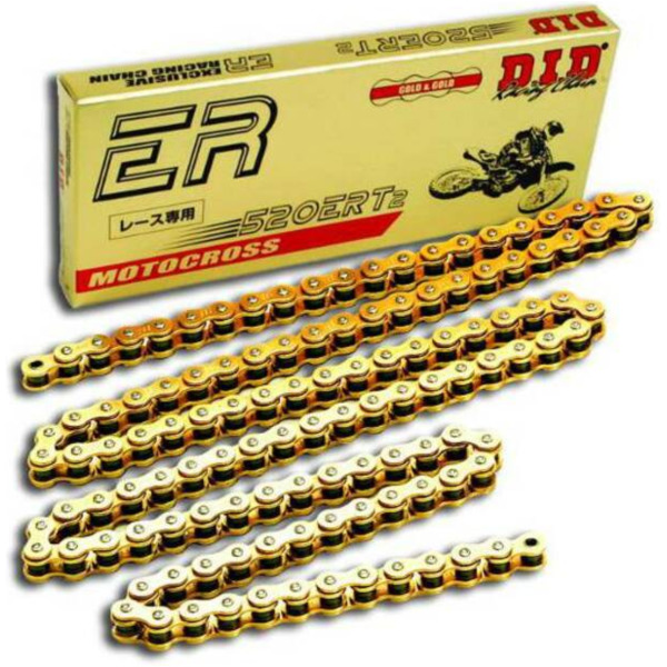 D.I.D 520ERT3 Drive Chain 520 for KTM, Husqvarna, Beta 4525516906302 fitting for Yamaha XT  250 3Y3 1981, 22 PS, 16 kw