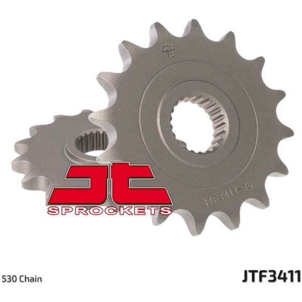 JT SPROCKETS Steel Standard Front Sprocket 3411 - 520