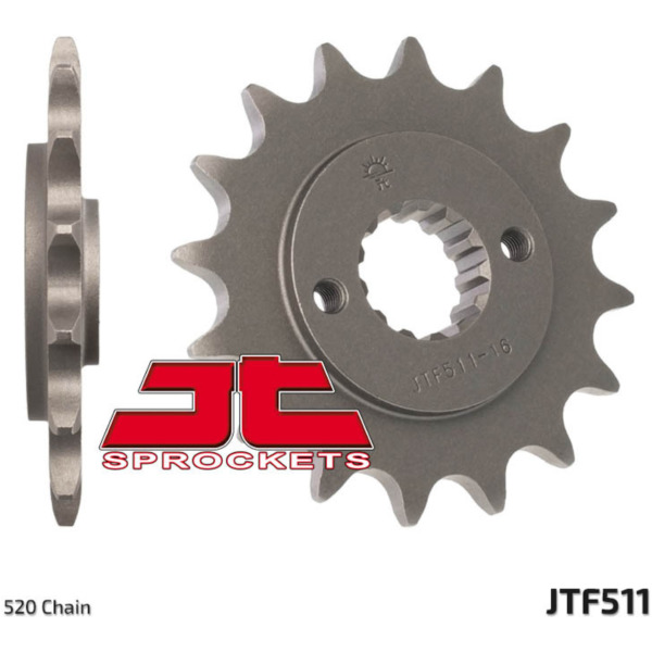 JT SPROCKETS Standard Stahlritzel vorne 511 - 520 für Kawasaki KL650TENGAI, KLR650, KLX650