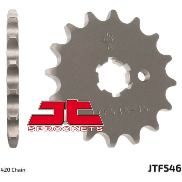 JT SPROCKETS Standard Stahlritzel vorne 546 - 420 für Yamaha, Kawasaki, Suzuki passend für Yamaha DT  50 3MN 1992, 3,1 PS, 2,3 kw