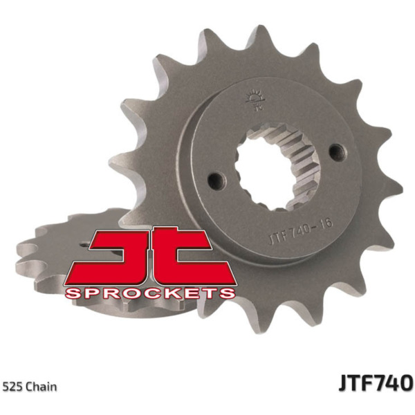 JT SPROCKETS Standard Stahlritzel vorne 740 - 525 für Ducati 1000MONSTER, 1000MULTISTRADA, 796HYPERMOTARD JTF740.15