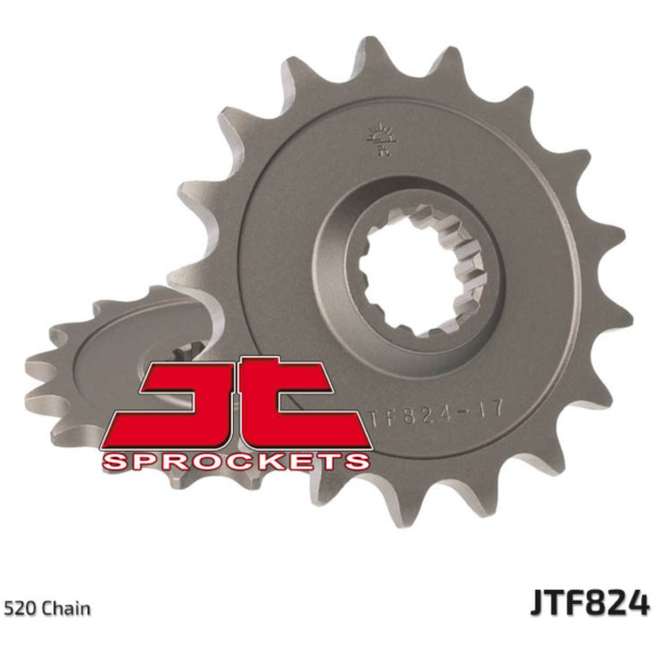 JT SPROCKETS Standard Stahlritzel vorne 824 - 520 für Husqvarna CR250, SM610, SMR450 Hyosung TE450RAPIER JTF824.15