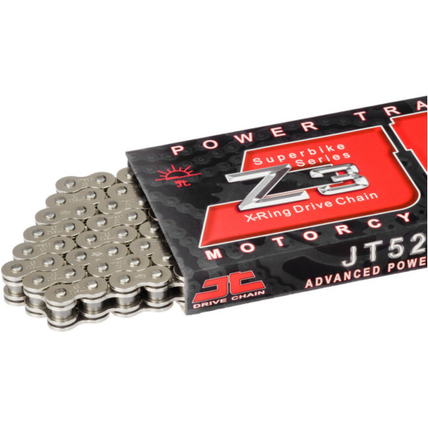 JT DRIVE CHAIN 525Z3 X-Ring Kette 525 für MV Agusta, Honda, Kawasaki JTC525Z3-112RL