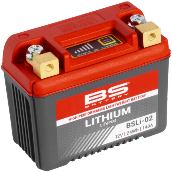 BS BATTERY Lithium-Ionen-Batterie - BSLI-02 für Honda, KTM, Yamaha passend für Honda CA Rebel 125 JC24 1995, 11 PS, 8,1 kw