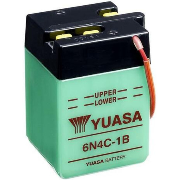 YUASA Konventionelle Batterie ohne Säurepack - 6N4C-1B für Honda FES150PANTHEON, SH150