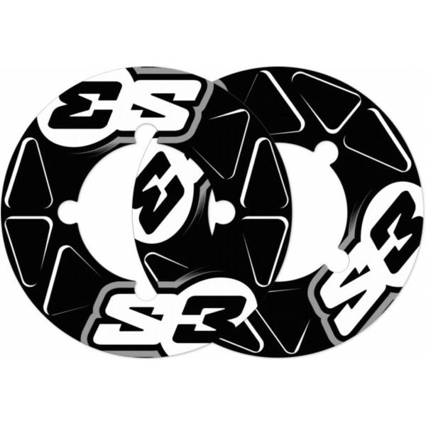 S3 Kettenradaufkleber 38/39/40 Zähne schwarz