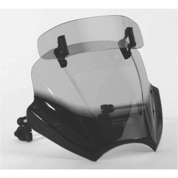 MRA Variotouring VTNB Windschutzscheibe mit Spoiler - Naked Bikes für Suzuki, Yamaha, Honda 4025066115181 passend für Cagiva Raptor  650 M210 2004, 72/34 PS, 53/25 kw