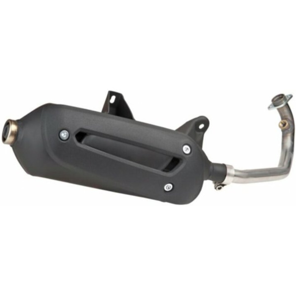 TECNIGAS New Maxi 4 Full Exhaust System - Steel Black for: Kymco Downtown 300I for DOWNTOWN300