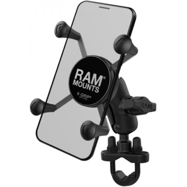 RAM MOUNTS X-Grip® Short Arm Phone Holder with Handlebar U-Bolt Base für Honda, Yamaha, Suzuki passend für BMW C1  125 C1 2000, 15 PS, 11 kw