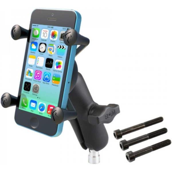 RAM MOUNTS X-Grip® Medium Arm Phone Holder with Bar Mount Base