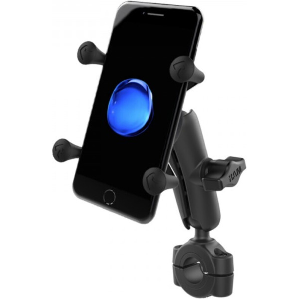 RAM MOUNTS X-Grip® Medium Arm Phone Holder with Medium Handlebar Base für Honda, Yamaha, Suzuki passend für BMW C1  125 C1 2000, 15 PS, 11 kw