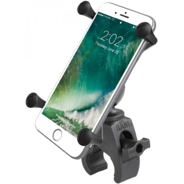 RAM MOUNTS X-Grip® Phone Holder with Snap-Link™ Tough-Claw™ Base - Large Phones für Honda, Yamaha, Suzuki passend für BMW C1  125 C1 2000, 15 PS, 11 kw