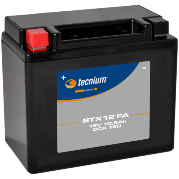 TECNIUM Battery Maintenance Free Factory Activated - BTX12 für Triumph, Honda, Kawasaki passend für APRILIA RSV R/4 Factor 1000 RK 2011, 