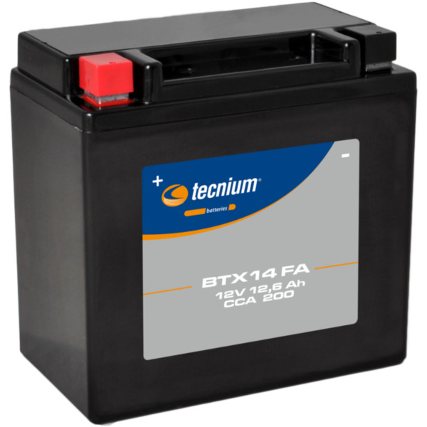 TECNIUM Battery Maintenance Free Factory Activated - BTX14 für BMW, Aprilia, Honda passend für Piaggio MP3  400 M64200 2010, 32,6 PS, 24 kw