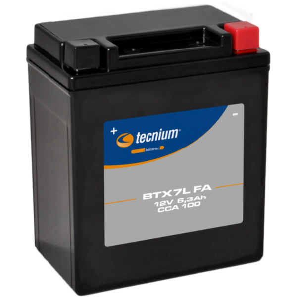 TECNIUM Battery Maintenance Free Factory Activated - BTX7L für Honda, TM Racing, Suzuki