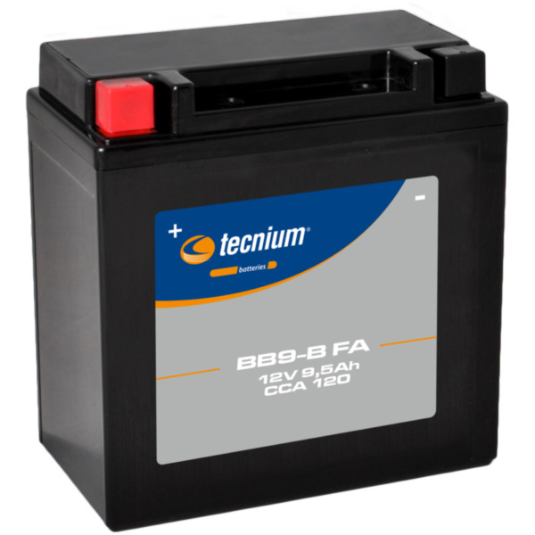 TECNIUM Battery Maintenance Free Factory Activated - BB9-B für Gilera, Aprilia, Malaguti