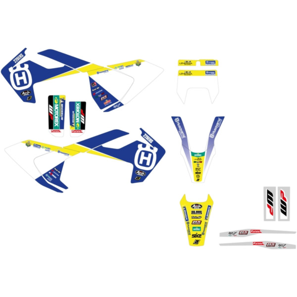 BLACKBIRD Replica Trophy 21 Complete Graphic Kit - for: Husqvarna FC/TC/TE/FE