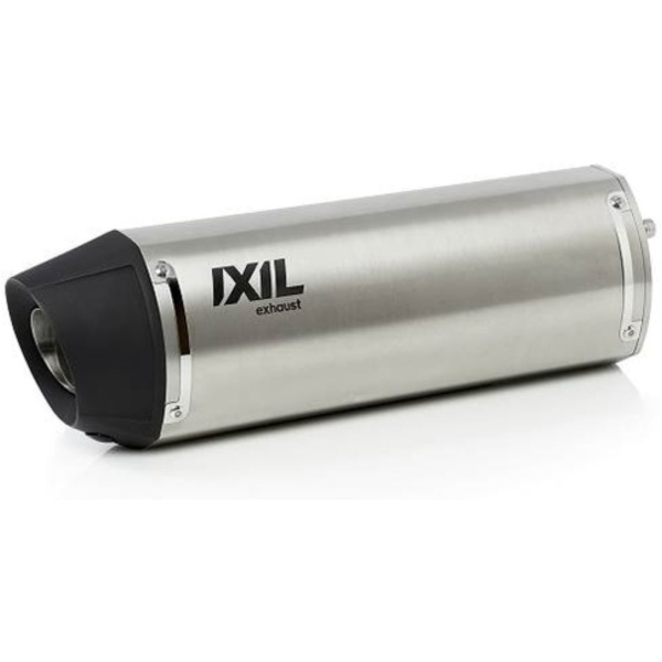 IXIL Hexoval Xtrem Komplettanlage Edelstahl / Edelstahl schwarz für Kawasaki Z 650 Ninja NINJA650