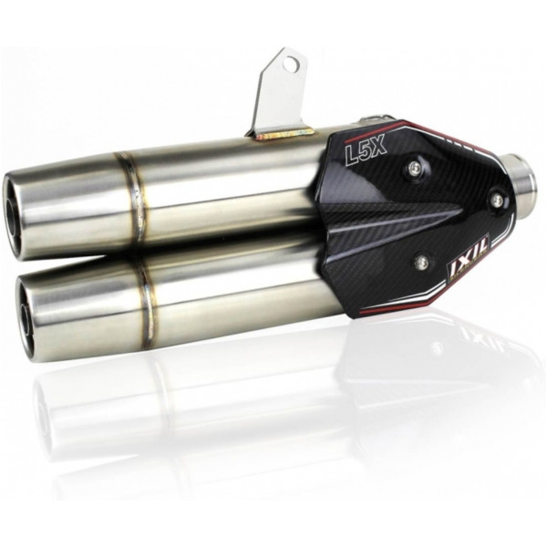 IXIL Dual Hyperlow XXL L5X Full Exhaust System Polished Stainless Steel - for: Kymco AK 550 for Kymco AK550