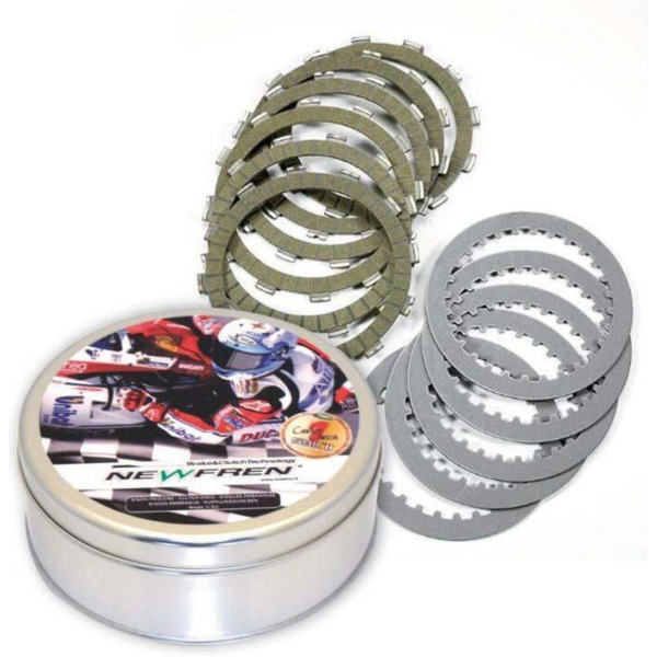 NEWFREN Steel Clutch Plates + Friction Clutch Plates Set for Yamaha T-MAX560