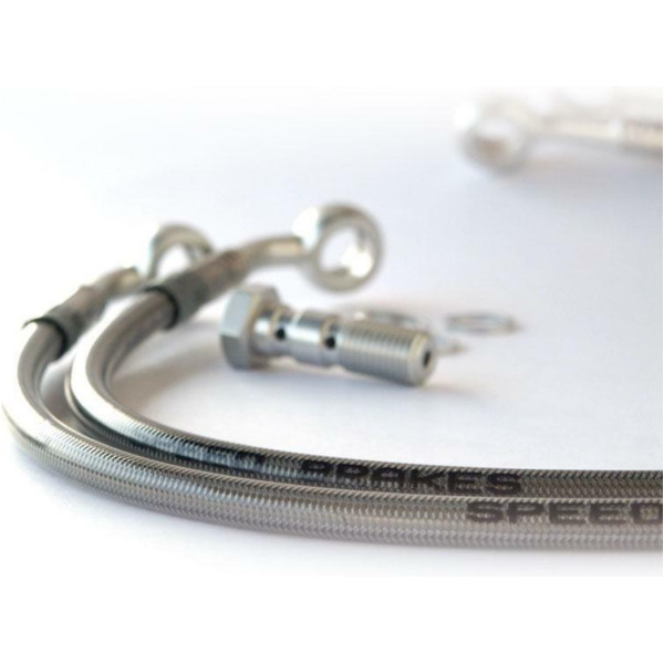SPEEDBRAKES Aviation Bremsschlauch Carbon/Silber Banjo  100167856