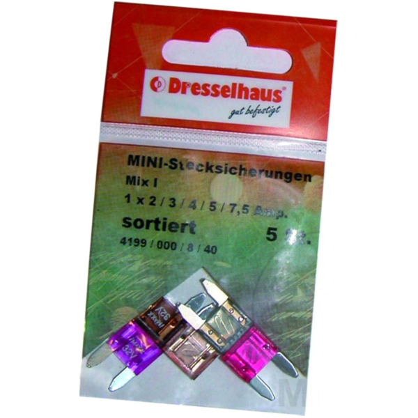 Sicherung Sortiment mini 2A-7,5A