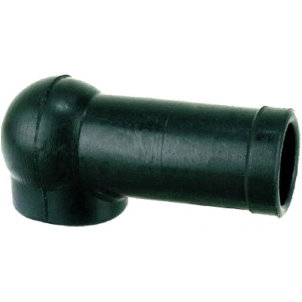 Right angled rubber cap
