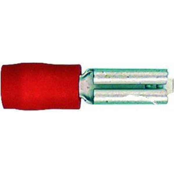 Flachstecker Hülse -1.0 rot 50252501