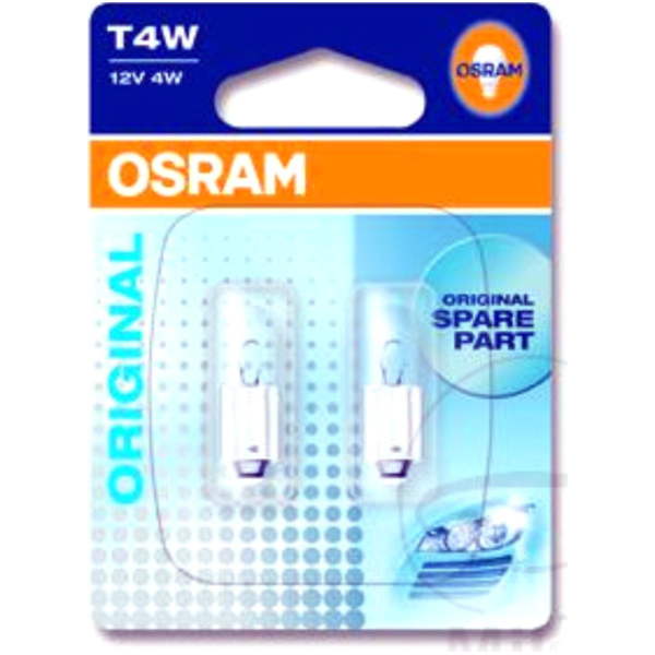 Bulb 12v4w ba9s twin blister pack