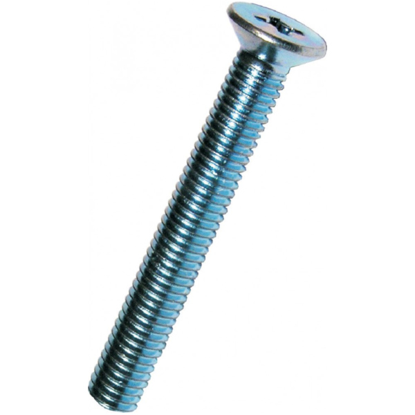 Screw countersunk m5x30 din 965 plated steel