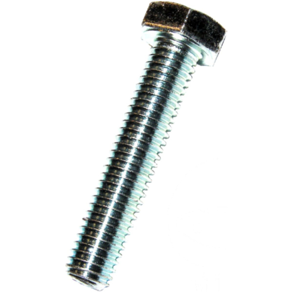 Hex bolt m6x25 din933 plated steel