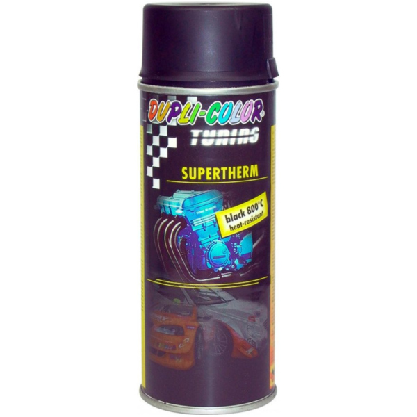 High temperature spray paint 400ml matt/satin black