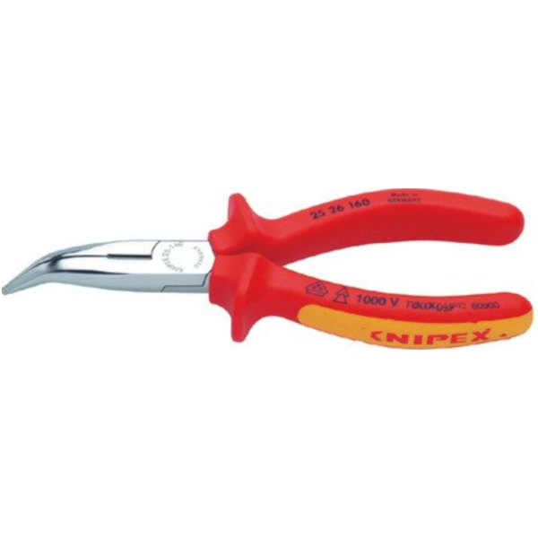 Flachrundzange gebogen 160VDE
