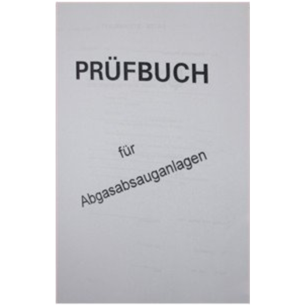 PRUEFBUCH ABSAUGANLAGEN