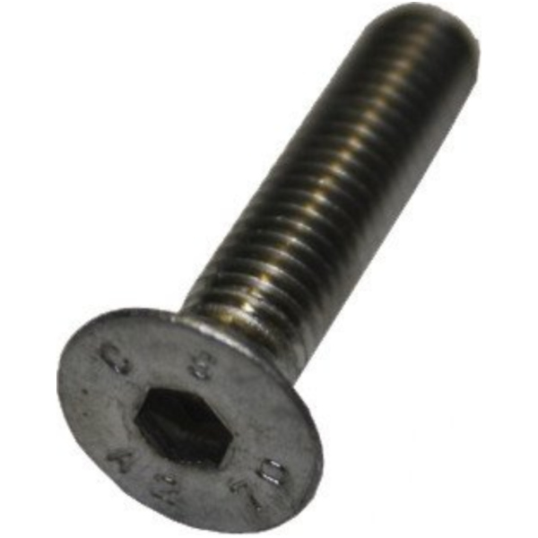 Countersunk screw m08x35zn