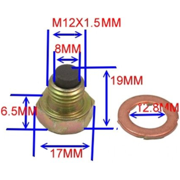 Magnetic oil drain plug jmp_1