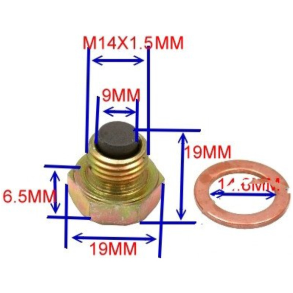 Magnetic oil drain plug jmp BC260006C_1