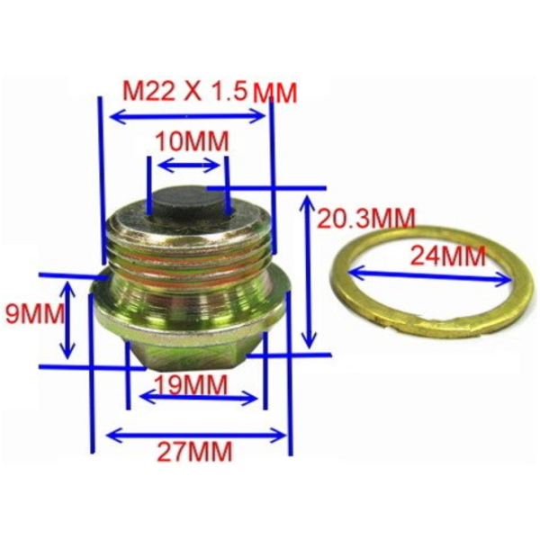 Magnetic oil drain plug jmp BC260008A_1