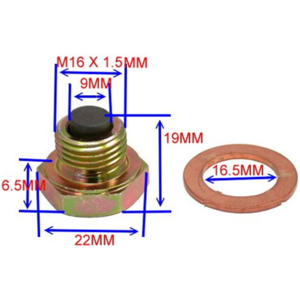 Magnetic oil drain plug jmp BC260012C_1