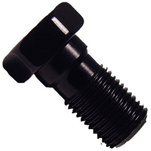 Banjo bolt single m10x1.00 black