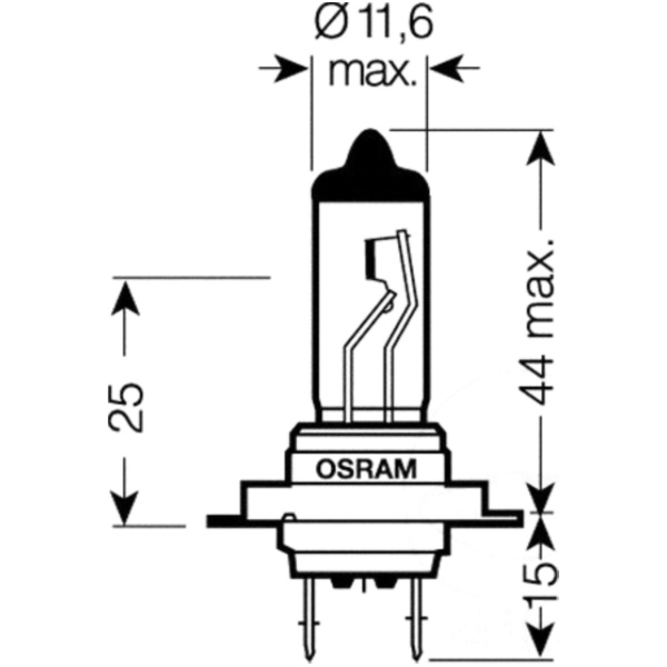 Lampe H7 12V55W 64210_1