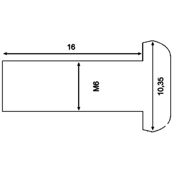 Brake disc screw kit trw MSW1026