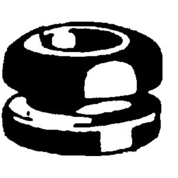 Double sided cable grommet 50280208