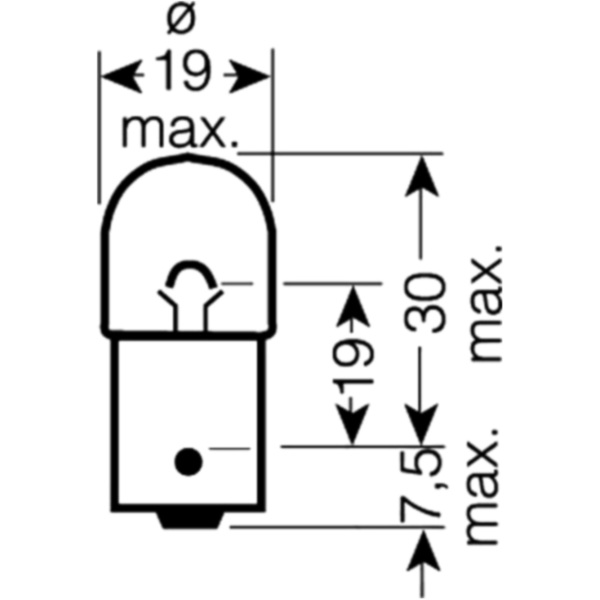 Bulb 12v10w ba15s_1