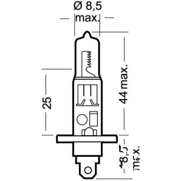 Lampe H1 12V55W 64150_1
