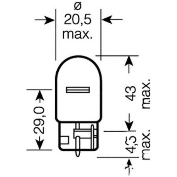 Bulb 12v21w w3x16d_1