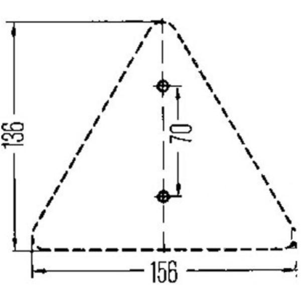 Reflector triangle r39_1