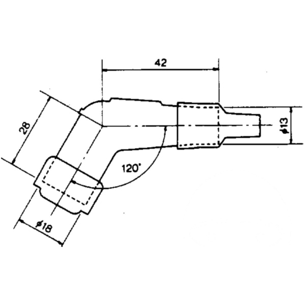 Spark plug cap ngk yb05f_1