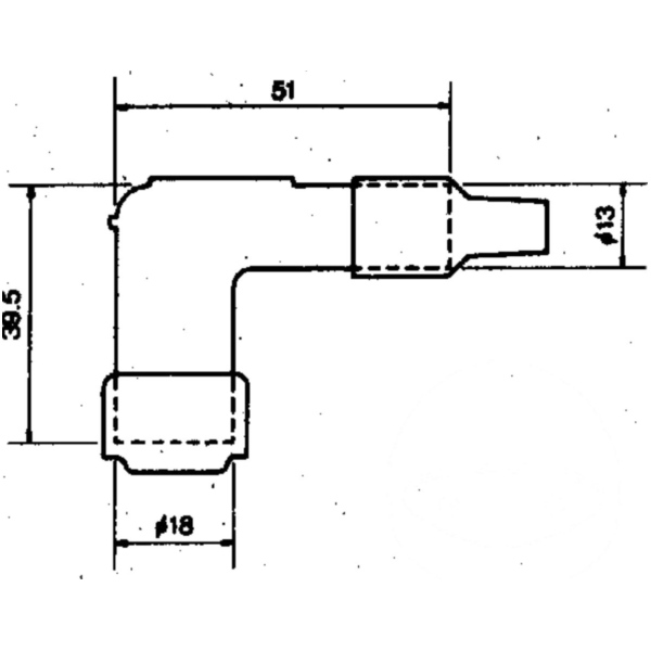 Zündkerzenstecker LB05E schwarz NGK_1