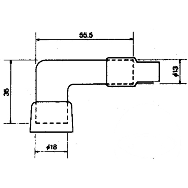 Zündkerzenstecker LB05F schwarz NGK_1